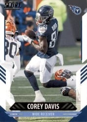 2021 Score Base Set Corey Davis #184 card