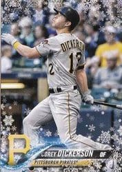 2018 Topps Holiday Base Set Corey Dickerson #HMW60 card