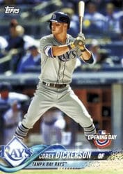 2018 Topps Opening Day Base Set Corey Dickerson #98 card