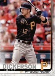 2019 Topps Base Set Corey Dickerson #89 card