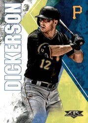 2019 Topps Fire Base Set Corey Dickerson #127 card