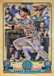 2019 Topps Gypsy Queen Base Set Corey Dickerson #178 card