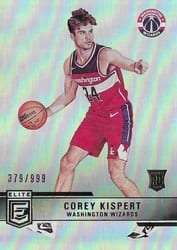 2021-22 Donruss Elite Base Set Corey Kispert #234 card