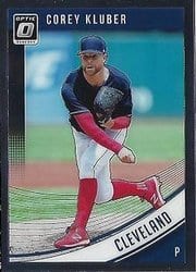 2018 Donruss Optic Base Set Corey Kluber #119 card