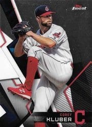 2018 Finest Base Set Corey Kluber #104 card
