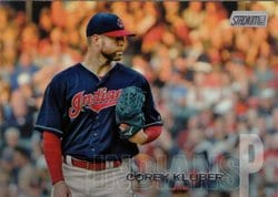 2018 Stadium Club Base Set Corey Kluber #41 card