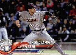 2018 Topps Base Set Corey Kluber #37 card