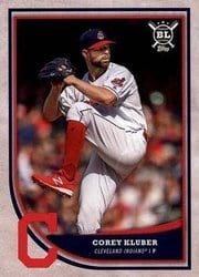 2018 Topps Big League Base Set Corey Kluber #290 card