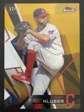 2018 Topps Finest Corey Kluber #104 card