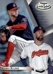 2018 Topps Gold Label Base Set Corey Kluber #39 card
