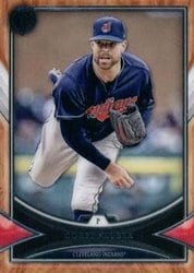 2018 Topps Tribute Base Set Corey Kluber #69 card
