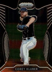 2019 Panini Prizm Base Set Corey Kluber #39 card