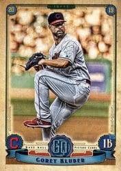 2019 Topps Gypsy Queen Base Set Corey Kluber #33 card