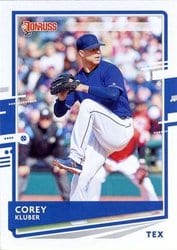 2020 Donruss Base Set Corey Kluber #81 card