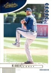 2020 Panini Absolute Base Set Corey Kluber #19 card
