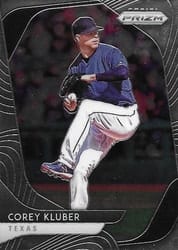 2020 Panini Prizm Base Set Corey Kluber #167 card