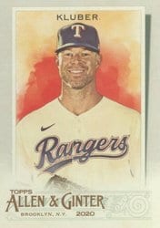 2020 Topps Allen & Ginter Base Set Corey Kluber #251 card