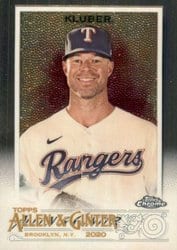 2020 Topps Allen & Ginter Chrome Base Set Corey Kluber #251 card