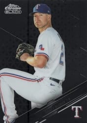 2020 Topps Chrome Black Base Set Corey Kluber #83 card