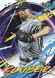 2020 Topps Fire Base Set Corey Kluber #108 card