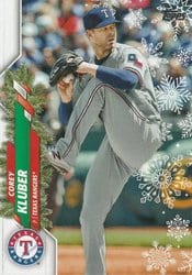 2020 Topps Holiday Base Set Corey Kluber #HW36 card
