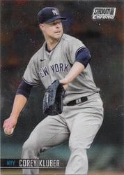 2021 Stadium Club Chrome Base Set Corey Kluber #6 card