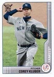 2021 Topps Big League Base Set Corey Kluber #84 card