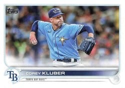 2022 Topps Update Base Set Corey Kluber #US37 card