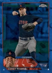 2023 Topps Chrome Sapphire Edition Base Set Corey Kluber #366 card