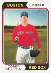 2023 Topps Heritage Base Set Corey Kluber #221 card