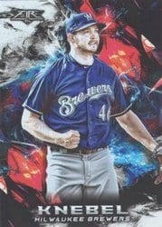 2018 Topps Fire Base Set Corey Knebel #24 card