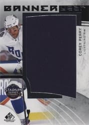 2022-23 SP Game Used 2022 NHL Stadium Series Banner Year Relics Corey Perry #BYSS-CP card