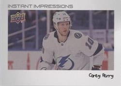 2022-23 Upper Deck Instant Impressions Corey Perry #PZ-33 card