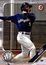 2019 Bowman Prospects Corey Ray #BP-12 card