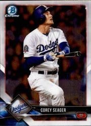 2018 Bowman Chrome Base Set Corey Seager #57 card