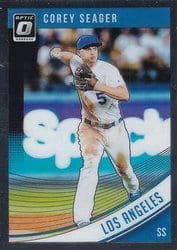 2018 Donruss Optic Base Set Corey Seager #124 card