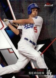 2018 Finest Base Set Corey Seager #123 card