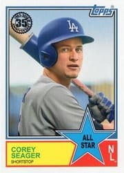 2018 Topps 1983 Topps Baseball 35th Anniversary All-Stars Corey Seager #83AS-18 card