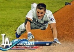 2018 Topps Base Set Corey Seager #550 card