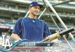 2018 Topps Base Set Corey Seager #556 card