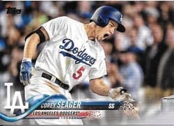 2018 Topps Base Set Corey Seager #556 card