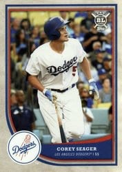 2018 Topps Big League Base Set Corey Seager #80 card
