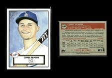2018 Topps Gallery Heritage Corey Seager #H-27 card