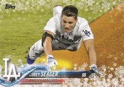 2018 Topps Holiday Base Set Corey Seager #HMW30 card