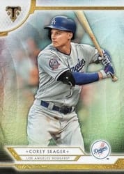 2018 Topps Triple Threads Base Set Corey Seager #17 card