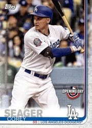 2019 Topps Opening Day Base Set Corey Seager #5 card