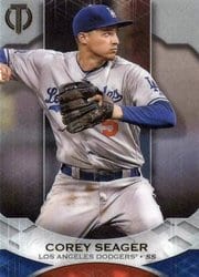 2019 Topps Tribute Base Set Corey Seager #41 card