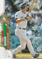 2020 Topps Holiday Base Set Corey Seager #HW64 card