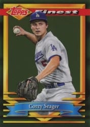2021 Finest Flashbacks Base Set Corey Seager #35 card