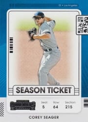 2021 Panini Contenders Base Set Corey Seager #5 card